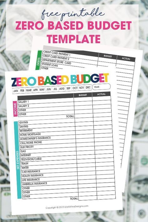 There's a different type of budget to try, to avoid all of the unexpected. It's called the Zero Based Budget. Each and every month every expense must be justified. To put it simply, you take your entire income and allocate all of it to your debts and expenses. The total income and the total balances out to zero. Use the free printable Zero Based Budget Template this month. #freeprintable #zerobasedbudget #freebudgetprintable #budgetingideas Zero Budget Worksheet Free Printable, Zero Budget Worksheet, Zero Based Budget Printable Free, Zero Based Budget Template, Zero Based Budget, Budgeting Printables, Budgeting Template, Budget Binder Printables, Free Budget Printables