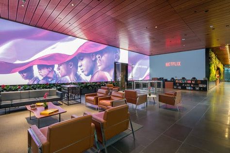 Netflix Office, The Waiting Room, Secret Tunnel, Los Angeles International Airport, Sundance Film, Video Wall, Orange Is The New, Town Hall, Design Firms