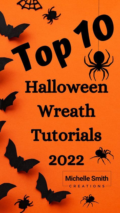 In today's crafting adventure I bring to you my top ten Halloween wreath tutorials. This video is intended to help you get the creative juices flowing and get you inspired to create Halloween crafts! Halloween is one of my favorite times of year to decorate and I think it will show in my creations. Each Halloween wreath is created using different materials, methods, and techniques. Please get comfy, grab a drink and enjoy my top ten Halloween wreaths. Halloween Wreath Tutorial, Diy Halloween Wreath Tutorial, Easy Diy Halloween Wreath, How To Make A Halloween Wreath, Spider Wreath Diy, Halloween Wreaths Diy, Halloween Wreath Ideas Diy, Halloween Diy Wreath, Halloween Wreath Diy Tutorials