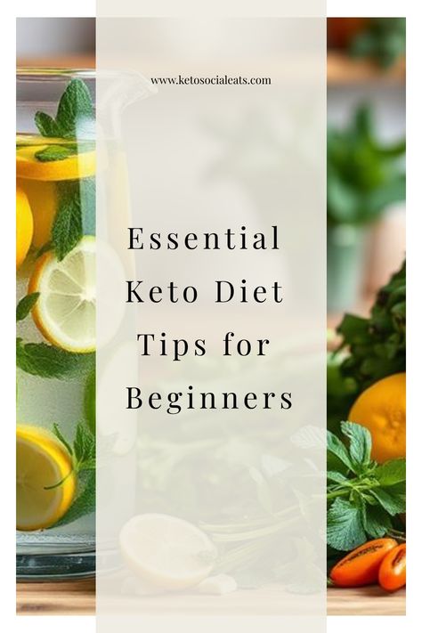 Essential Keto Diet Tips for Beginners with fresh citrus and herbs. Meal Planning Grocery List, Keto Hacks, Getting Back On Track, Plan For Success, Keto Journey, High Carb, Ketogenic Lifestyle, Keto For Beginners, Ribeye Steak