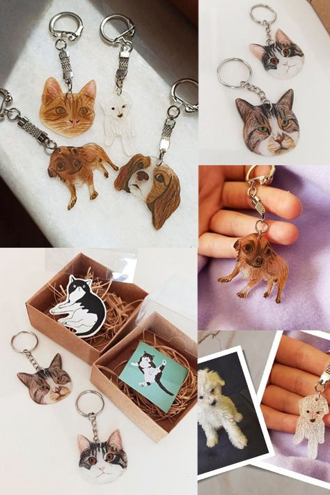 This keychain makes a great pet remembrance and keepsake, allowing you to keep a piece of your pet close to you at all times. It's also a thoughtful pet gift for him or for any dog mom keyring. Our pet photo keychain is carefully crafted with high-quality materials and attention to detail. It's the perfect way to honor and remember your pet, and make a lasting impression on anyone who sees it. Order yours today and cherish the memory of your furry companion forever. Pet Memorial Resin, Epoxy Pet Memorial, Laser Engraved Pet Memorial, Pet Memorial Keychain, Pet Keychain, Pet Keepsake, Dog Enrichment, Easter Images, Pet Loss Gifts