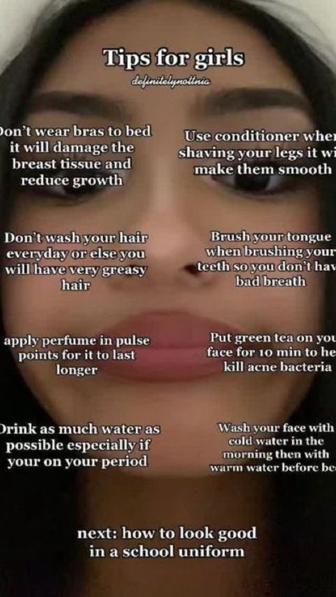 Tips For 6th Grade, 7th Grade Tips, Skincare Habits, Teen Life Hacks, Love Advice, Body Care Routine, Teen Life, Glow Up Tips, Workout Aesthetic