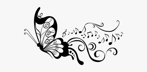 Music Butterfly, Tattoo Hd, Anniversary Ideas For Him, Drawing Music, Music Drawing, Fly Drawing, Music Notes Tattoo, Butterfly Music, Music Notes Art