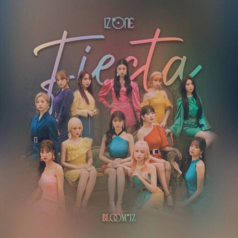 Iz One Fiesta, Bloom Iz, Pop Albums, Random Pict, Love K, Iz One, Kpop Girl Groups, Kpop Idol, Album Covers