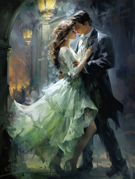 Romantic Fantasy Art, Romance Arte, Couples Canvas Art, Romance Covers Art, Romantic Artwork, Romantic Paintings, Couple Painting, Romance Art, Romantic Art