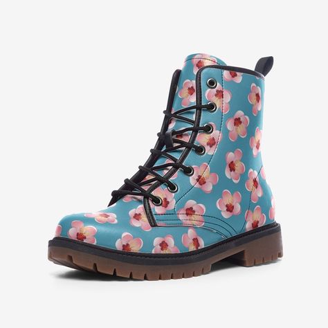 Unmissable! Check out this Sweetie Pie Vegan Combat Boots, Faux Leather, Lace Up Boots, Floral Boots, Wildflower Boots, Boho Boots only at $94.00. #WomensShoes #LaceUpBoots #VeganBoots #shoes #UnisexBoots #MensShoes #FauxLeatherBoots #CombatBoots #boots #AnkleBoots Daisy Purple, Hippie Boots, Purple Daisy, Vegan Boots, Sweetie Pie, Classic Boots, Soft Textiles, Girls Boots, Shoe Size Chart