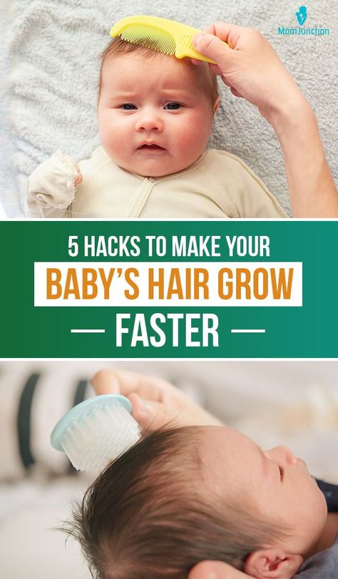 Grow Baby Hair, Baby Hair Growth, Hair Grow Faster, Healthy Advice, Mom Junction, Grow Hair Faster, Hair Growth Tips, Baby Colors