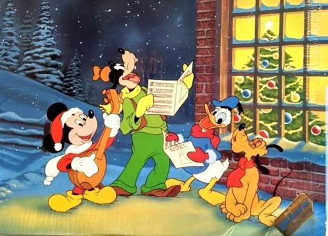 Disney Christmas Cartoon Aesthetic, Old Disney Christmas, Disney Christmas Movies, Disney Merry Christmas, Old Disney Movies, Christmas Widgets, Waiting For Christmas, Christmas Disney, Cute Christmas Wallpaper