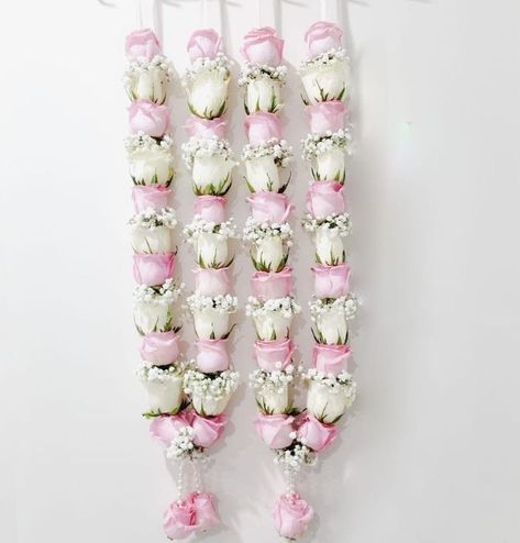 Jay Mala For Wedding, Varmala Designs Indian Weddings Latest, Kalyana Malai Designs, Flower Haar Mala For Wedding, Engagement Mala, Flower Hara For Wedding, Jaymala For Wedding, Wedding Mala Rose, Varmala Designs