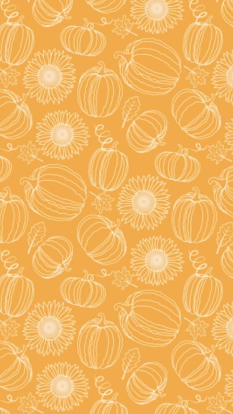 Yellow Fall Wallpaper, Yellow Halloween Aesthetic, Orange Fall Background, Orange Wallpaper Halloween, Cute Orange Fall Wallpaper, Pumpkin And Sunflower Wallpaper, Pumpkins Wallpaper, Spooky Wallpapers, Pumpkin Pics