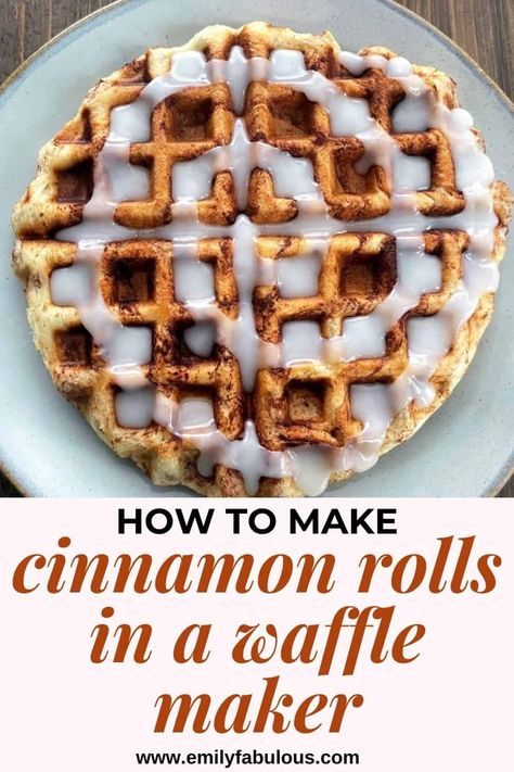 cinnamon roll waffle recipe Waffle Iron Cinnamon Rolls, Cinnamon Roll Waffle, Cinnamon Roll Waffles Recipe, Canned Cinnamon Rolls, Cinnamon Waffles, Pillsbury Cinnamon Rolls, Cinnamon Roll Waffles, Best Lunch Recipes, Waffle Maker Recipes