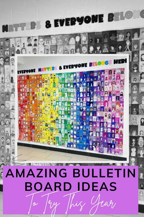 The best bulletin boards for teachers and the classroom including tons of ideas for back to school, preschool, elementary school, middle school and even high school. Bulletin Boards For Student Work, Future Leaders Bulletin Board, Funny Elementary Bulletin Boards, Brag Board Ideas Classroom, Best Part Of Me Bulletin Board, Inspirational Themes For School Year, Hall Of Fame Bulletin Board, Learning Goals Bulletin Board, Leader Bulletin Board Ideas