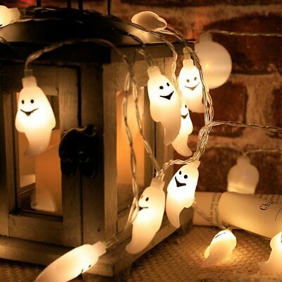 Halloween Party Inspo, Halloween Hanging Decorations, Neon Halloween, Halloween Lights Decorations, Halloween String Lights, Fall Scenery, Outdoor Holiday Party, Skull Light, Makeup Crafts