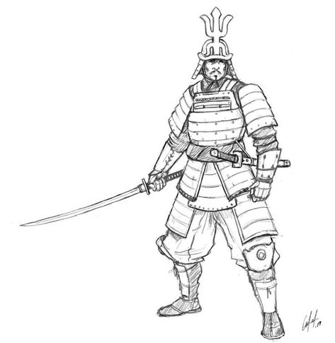 Samurai Drawing, Armor Drawing, Samurai Tattoo Design, Warrior Drawing, Samurai Artwork, Samurai Armor, Samurai Tattoo, Samurai Art, Samurai Warrior