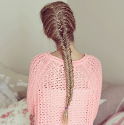 Gorgeous! xx French Fishtail, Fishtail Braid Hairstyles, Fishtail Braid, Braids For Long Hair, Fish Tail Braid, Love Hair, Just Girly Things, Hair Dos, Gorgeous Hair