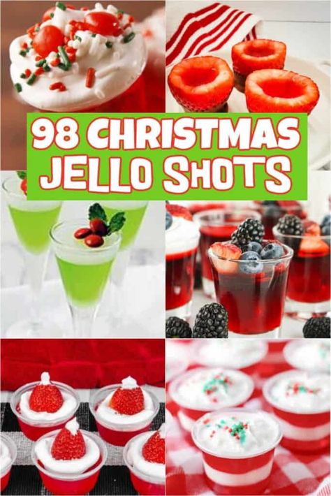 Best Christmas Jello Shots - christmasonadime.com Flavored Shots, Christmas Shots Alcohol, Alcohol Jello Shots, Holiday Jello Shots, Dill Ranch, Shots Alcohol Recipes, Making Jello Shots, Christmas Jello, Christmas Jello Shots