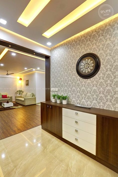 Paint Colour Combination, Room Colour Design, Corridor Interior Design, Colour Combination For Bedroom, Home Colour Design, Colour Decor, Crockery Unit Design, Crockery Unit, Modern Cupboard Design