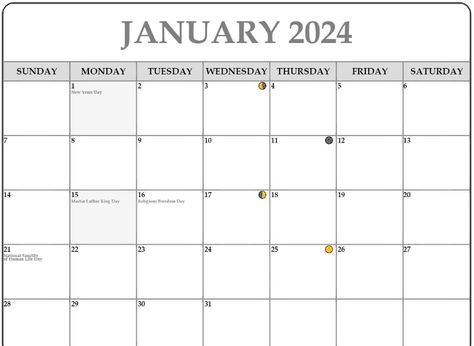 New and Full Lunar January 2024 Moon Phases Calendar with Dates Full Moon Dates, Moon Phases Calendar, New Moon Phase, Moon Date, Moon Phase Calendar, Lunar Phases, Moon Calendar, 12 Month Calendar, Lunar Phase