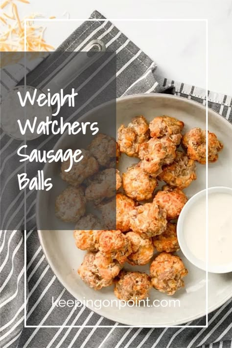 Thirty Minute Meals, Zero Point Meals, Ww Appetizers, Weight Watchers Appetizers, Weight Watchers Recipes With Points, Sausage Balls Recipe, Ww Snacks, Ww Breakfast, Breakfast Soup