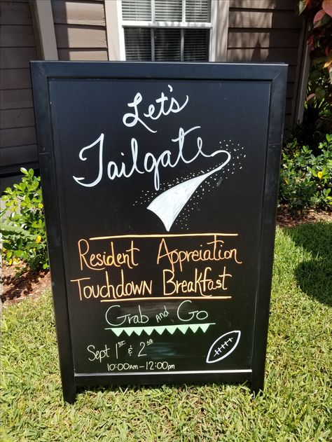 Bloomingdale Woods- Valrico, FL Resident Appreciation Breakfast Resident Breakfast Event, Resident Appreciation, Breakfast Event, Resident Events, Apartment Marketing, Framed Chalkboard, Chalkboard Quotes, Art Quotes, Chalkboard