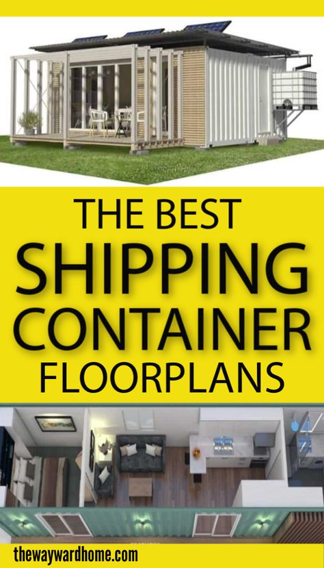 Shipping Container Homes Plans, Small Shipping Containers, Container Homes Plans, Container Home Plans, Shipping Container Cabin, Container Conversions, Shipping Container Home Designs, Diy Tiny House, Storage Container Homes