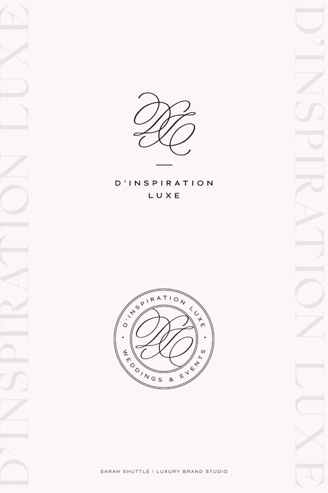 Luxury branding logo design for wedding and event planner | Luxury logo concepts brand design | Event planner brand design | Luxury wedding planner branding | Luxury event planner brand design | Emblem monogram design | Elegant emblem for wedding business | Wedding business branding | Event planning company brand design Event Company Logo, Wedding Planner Branding, Luxury Logo Inspiration, Event Planner Branding, Wedding Business Logo, Wedding Planner Brand, Planner Logo Design, Event Planning Branding, Feminine Website Design