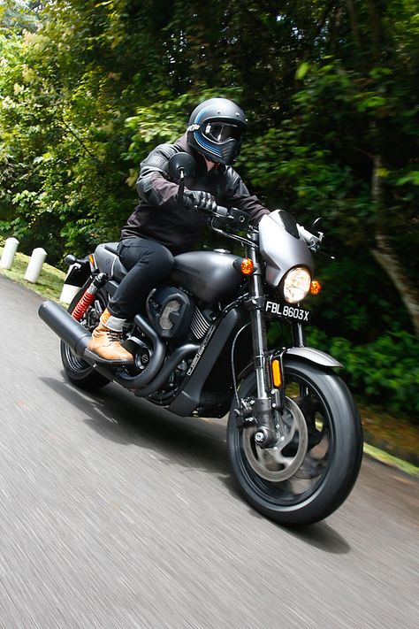 Back in 2013, Harley-Davidson announced the addition of two all-new models to their range, the Street 500 and 750. The development of these motorcycles signified the end of a 13-year-long new model drought for the Milwaukee giant and added a new category to their offering, namely, small capacity motorcycles. The development of the Street came with two major benefits. Firstly, Harley... Harley Davidson Street 500, Harley Street Bob, Street 500, Moto Girl, Street 750, Harley Motorcycles, Best Motorbike, Biker Babe, Harley Davidson Bike