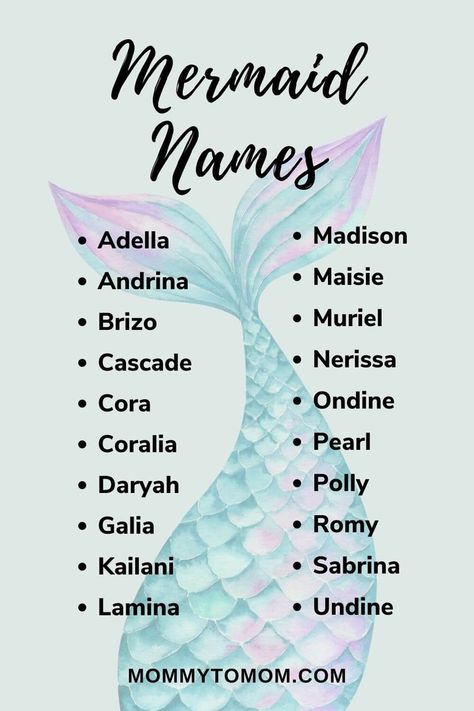 Mermaid Names Goddesses, Siren Names Girl, Names For Mermaids, Ocean Names Inspiration, Mermaid Names Ideas, Siren Names Ideas, Names That Mean Ocean, Names Meaning Ocean, Magical Names For Characters