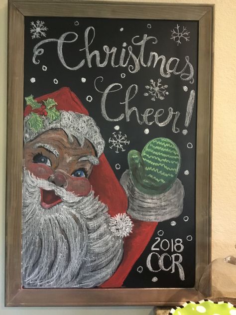 Christmas Dry Erase Board Drawings, Santa Claus Chalkboard Art, Santa Chalkboard Art, Christmas Chalkboard Art Ideas, Dry Erase Board Drawings, Chalkboards Ideas, Chalkboard Pictures, Chalk Markers Art, Chalkboard Art Ideas