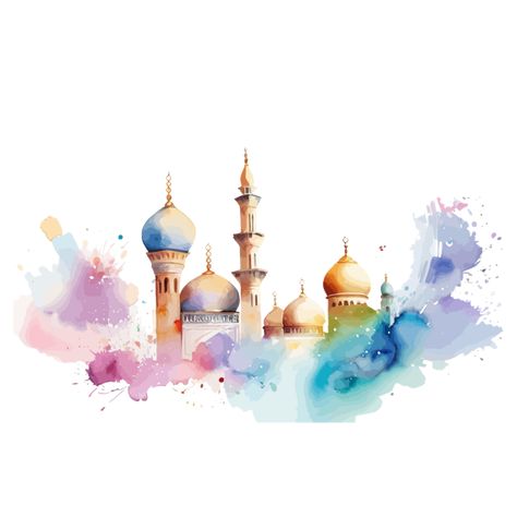 Ramadan Celebration And Eid Mubarak Background With 3d Mosque Vector Illustration#pikbest#Backgrounds 3d Mosque, Islamic Background Vector, Islamic Mosque, Eid Images, Mosque Vector, Eid Mubarak Background, Ramadan Celebration, Eid Mubarak Greeting Cards, Mosque Design