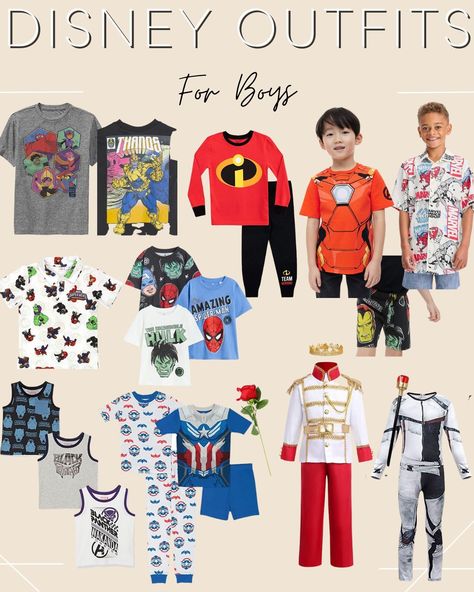 boys disney outfits Parks Outfit Ideas, Boys Disney Outfits, Boy Disney Outfits, Disney Cruise Outfits, Disney Park Outfit, Disney Attire, Outfits For Kids, Disney Princess Outfits, Disney On Ice