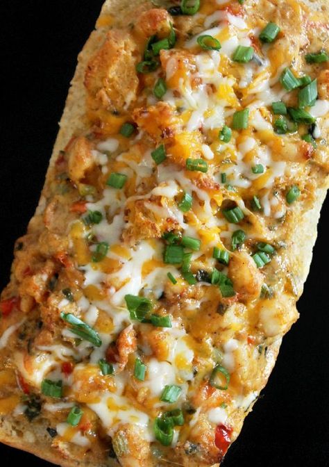 Stuffed Shrimp Bread by The Creole Contessa Shrimp Comfort Food, Leftover Shrimp Recipes Ideas, Shrimp Bread Recipes, Shrimp Bread, Stuffed French Bread, Stuffed Shrimp, Shrimp Stuffed, Path Design, Flat Bread