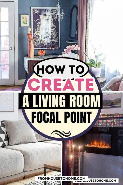 how to create a living room focal point How To Stage A Living Room, Focal Point Living Room, Living Room Focal Point, Room With Large Windows, Stylish Living Room Ideas, Floor To Ceiling Bookshelves, Luxury Aesthetics, Room Focal Point, Fireplace Mantles