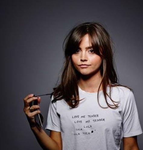 Ball Hair, Bangs With Medium Hair, Super Hair, Short Straight Hair, Long Bangs, Jenna Coleman, Fringe Hairstyles, Long Hair With Bangs, Hair Bun