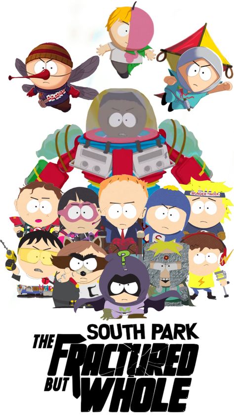 South Park The Fractured But Whole Wallpaper, Tfbw South Park, South Park Poster Vintage, South Park Tfbw, South Park Wallpaper, Howl's Moving Castle Aesthetic, South Park Poster, Park Wallpaper, Foto Top