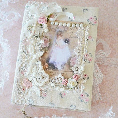 Pink Journal Ideas, Coquette Journal, Girly Scrapbook, Pink Journal, Notebook Handmade, School Book Covers, Scrapbook Cover, Bullet Journal Cover Ideas, Book Cover Diy