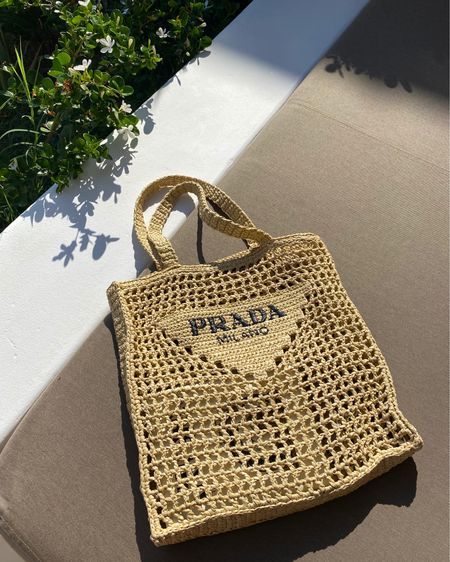 Prada Raffia Tote Bag In Yellow … curated on LTK Prada Raffia Tote Bag, Prada Raffia, Raffia Tote Bag, Prada Tote Bag, Aesthetic Bags, Bag Prada, Devil Wears Prada, Luxury Purses, Raffia Bag