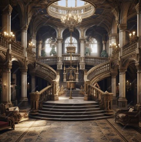 Castle Aesthetic Interior, European Castle, Palace Interior, Castle Aesthetic, European Castles, Castles Interior, Ancient Buildings, Fantasy Homes, Castle House