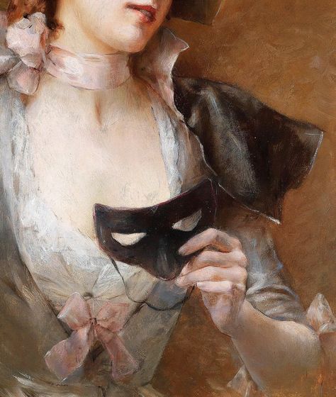 . Masquerade Mask Aesthetic, Cider House, Mask Aesthetic, Mask Painting, Pre Raphaelite, Purple Love, Art Themes, Magazine Art, A Mask