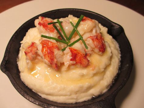 OMG  the only reason I go to Red Lobster I now found a recipe for!!! Lobster Mashed Potatoes | Sunday Chicken Dinner Dinner Pescatarian, Lobster Mashed Potatoes, Seafood Sides, Sunday Chicken, Lobster Sauce, Lobster Dishes, Sides Dishes, Salmon And Asparagus, Lobster Recipes