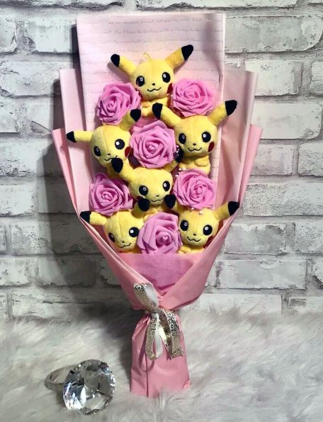 Plush Bouquet, Pokemon Plush, Pokemon, I Hope, Canning, Pokémon