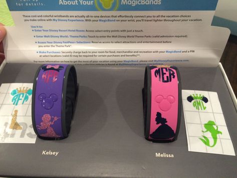 Make Your Own Vinyl Magic Band Decals with Cricut D2 Summit, Disney Bands, Magic Band Decals, Disney Cricut, Cricut Disney, Travel Honeymoon, Disney Magic Bands, Diy Disney Shirts, Diy Disney