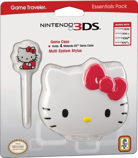 Game Traveler - Hello Kitty Game Case for Nintendo 3DS, DS Lite, DSi and DSi XL Hello Kitty Game, 3ds Case, Hello Kitty Games, Nintendo Lite, Dsi Xl, Nintendo Dsi, Nintendo Ds Games, Nintendo 3ds Xl, Ds Lite