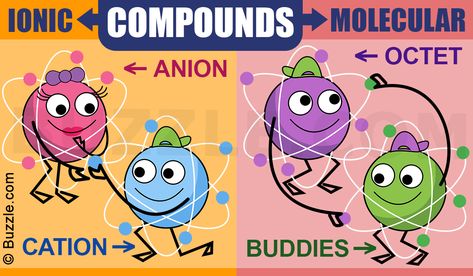 A comparative study of what ionic compounds and molecular compounds are will help you understand the differences between the two of them. Molecular Compounds, Covalent Compounds, Ionic Compounds, Chemistry Project, Neet Notes, Ionic Compound, Chemistry Projects, Studying Funny, Ionic Bonding