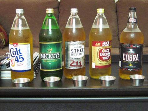 Drinking the Bottom Shelf: 40s of Malt Liquor Malt Liquor, Wine Meme, Pizza Guy, Beach Tattoo, Beer Company, Black Inspiration, Taste Test, Beer Brands, 60th Birthday Party