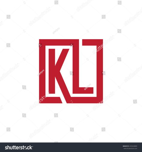 Kl Logo Design, Bodoni Poster, Kl Logo, Oil Logo, Photos Frame, Square Logo, Logo Letter, Flower Stencil, Letter Logo Design