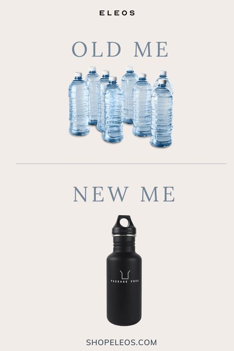 Old Me Vs New Me, Digital Marketing Humor, Water Bottle Logos, Reusable Water Bottle Design, Plastic Bottle Waste, Zero Waste Swaps, Creative Advertising Design, Cleaning Logo, Reusable Water Bottles