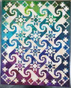 Storm At Sea Quilt, Sea Quilt, Colorful Quilt, Quilt Modernen, Pretty Quilt, Traditional Quilts, Star Quilts, Scrappy Quilts, Quilting Crafts