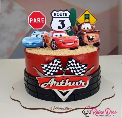 Driven Dreams: Pinning the Passion of Auto Enthusiasts Disney Pixar Cars Birthday Cake, Bolo Carros Disney, Mcqueen Cake Ideas, Bolo Mcqueen, Cars 3 Cake, Pixar Cars Birthday Cake, Pastel Rayo Mcqueen, Disney Cars Birthday Cake, Pastel Cars