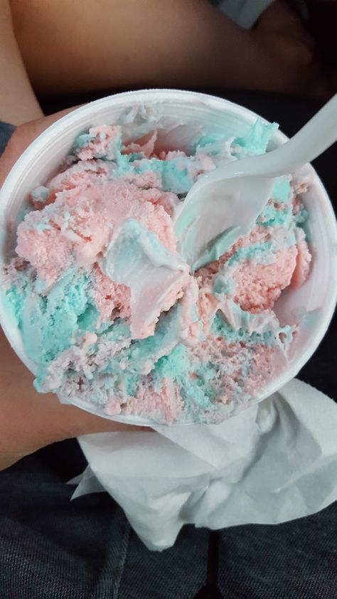 Cotton candy ice cream Cotton Candy Ice Cream Aesthetic, Cotton Candy Aesthetic, Ice Cream Cotton Candy, The Upside Of Falling, Cotton Candy Ice Cream, Candy Aesthetic, Candy Ice Cream, Pretty Desserts, Summer Ice Cream